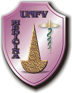 Escudo Oficial de la Facultad de Medicina "Hip�lito Unanue" UNFV -  Creado y aprobado el 20 de Junio de 1968.